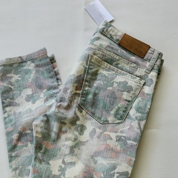NWT - IRO Camo Skinny Jeans, Size 30, Inseam 30" - Picture 1 of 6